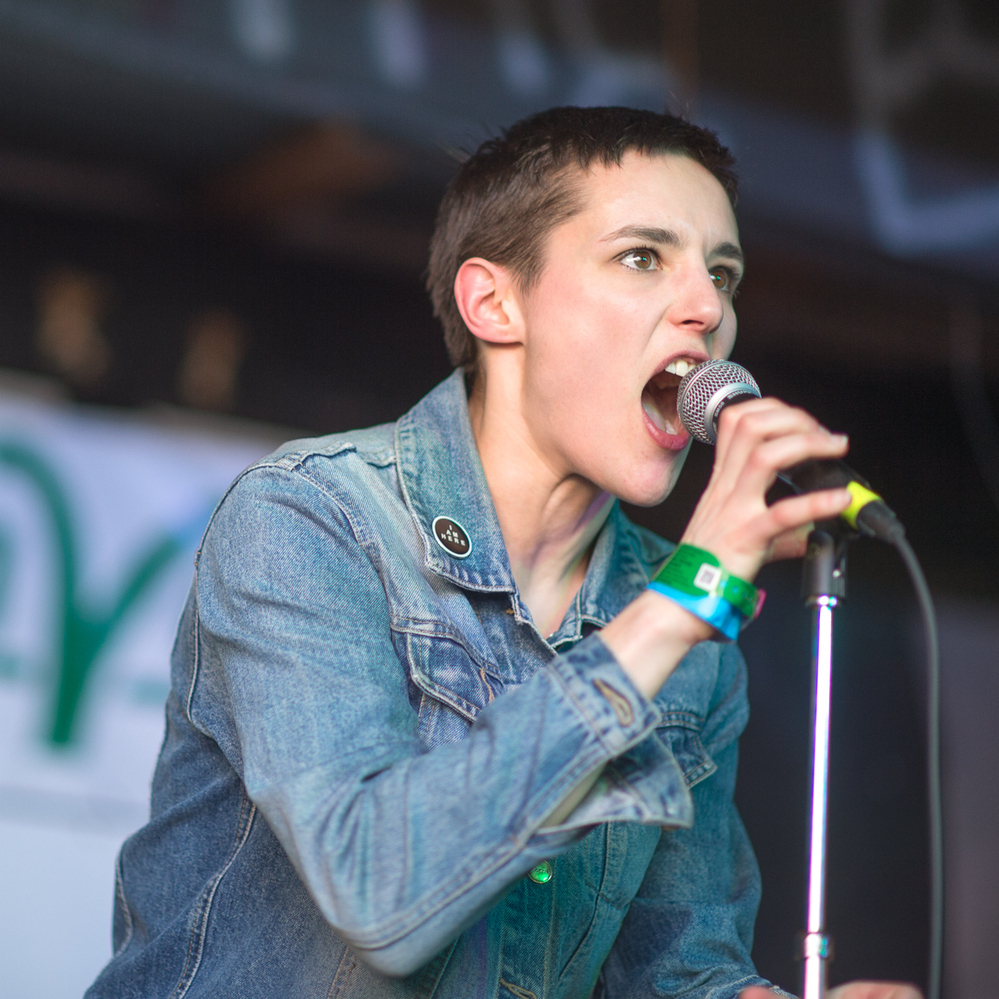 Savages singer Jehnny Beth at SXSW 2013.