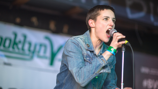 Savages singer Jehnny Beth at SXSW 2013.