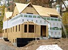 A home under construction in Atlanta late last year. The housing sector is now one of the economy's bright spots. A home under construction in Atlanta late last year. The housing sector is now one of the economy's bright spots.