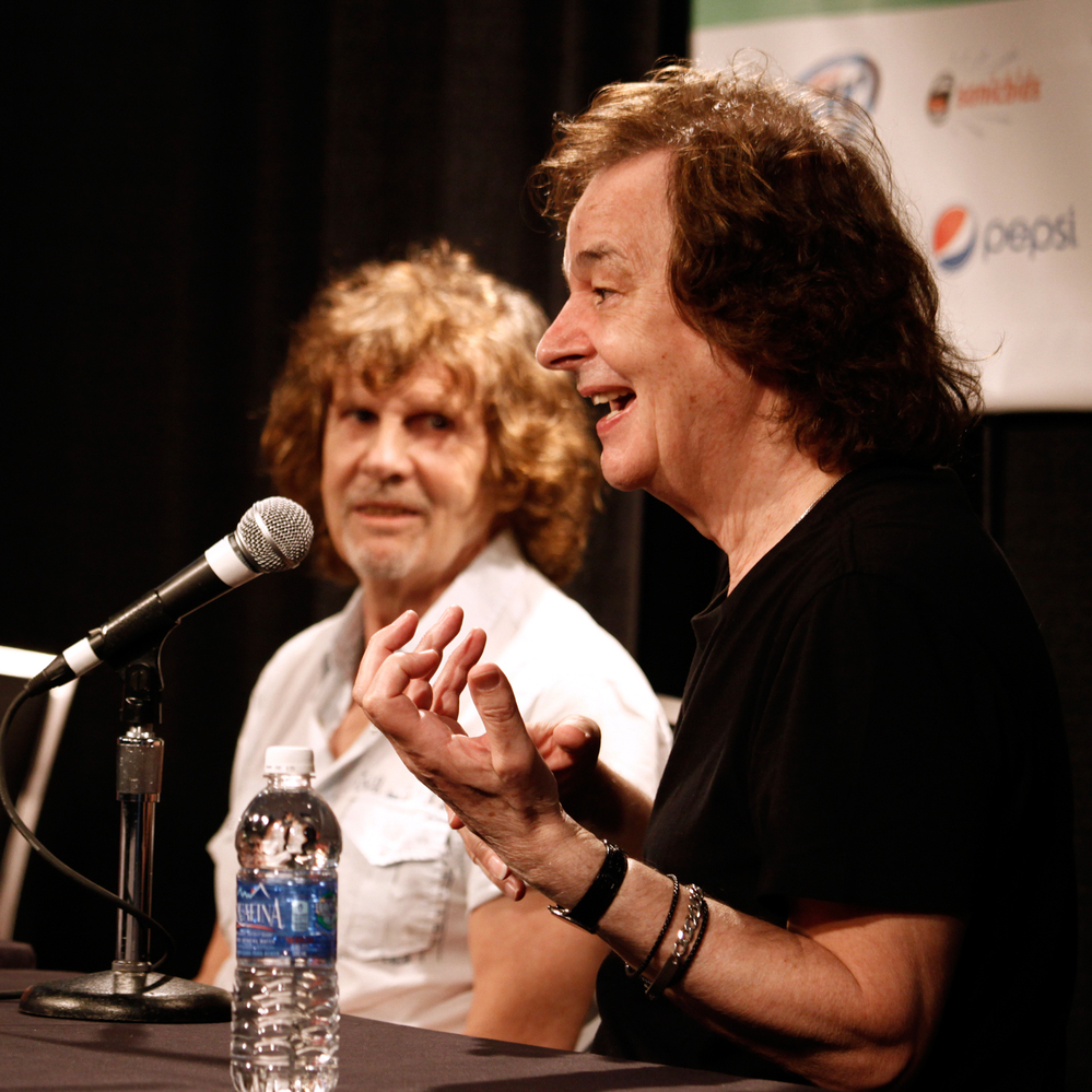 Bob Boilen, host of NPR Music's All Songs Considered, interviews Rod Argent and Colin Blunstone of The Zombies at SXSW.