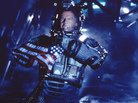 Actor Bruce Willis on the surface of an asteroid from the movie Armageddon. Lawmakers are questioning the likelihood of the movie's plot becoming reality. Actor Bruce Willis on the surface of an asteroid from the movie Armageddon. Lawmakers are questioning the likelihood of the movie's plot becoming reality.