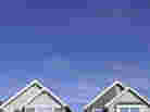 Roofs of suburban houses