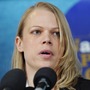 Myla Haider (shown at a press conference in Washington, D.C., in 2011) says she initially decided not to report that she'd been raped because she'd "never met one victim who was able to report the crime and still retain their military career." Myla Haider (shown at a press conference in Washington, D.C., in 2011) says she initially decided not to report that she'd been raped because she'd "never met one victim who was able to report the crime and still retain their military career."