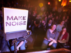 What's a film--or a radio show, for that matter--without an audience to make noise? What's a film--or a radio show, for that matter--without an audience to make noise?