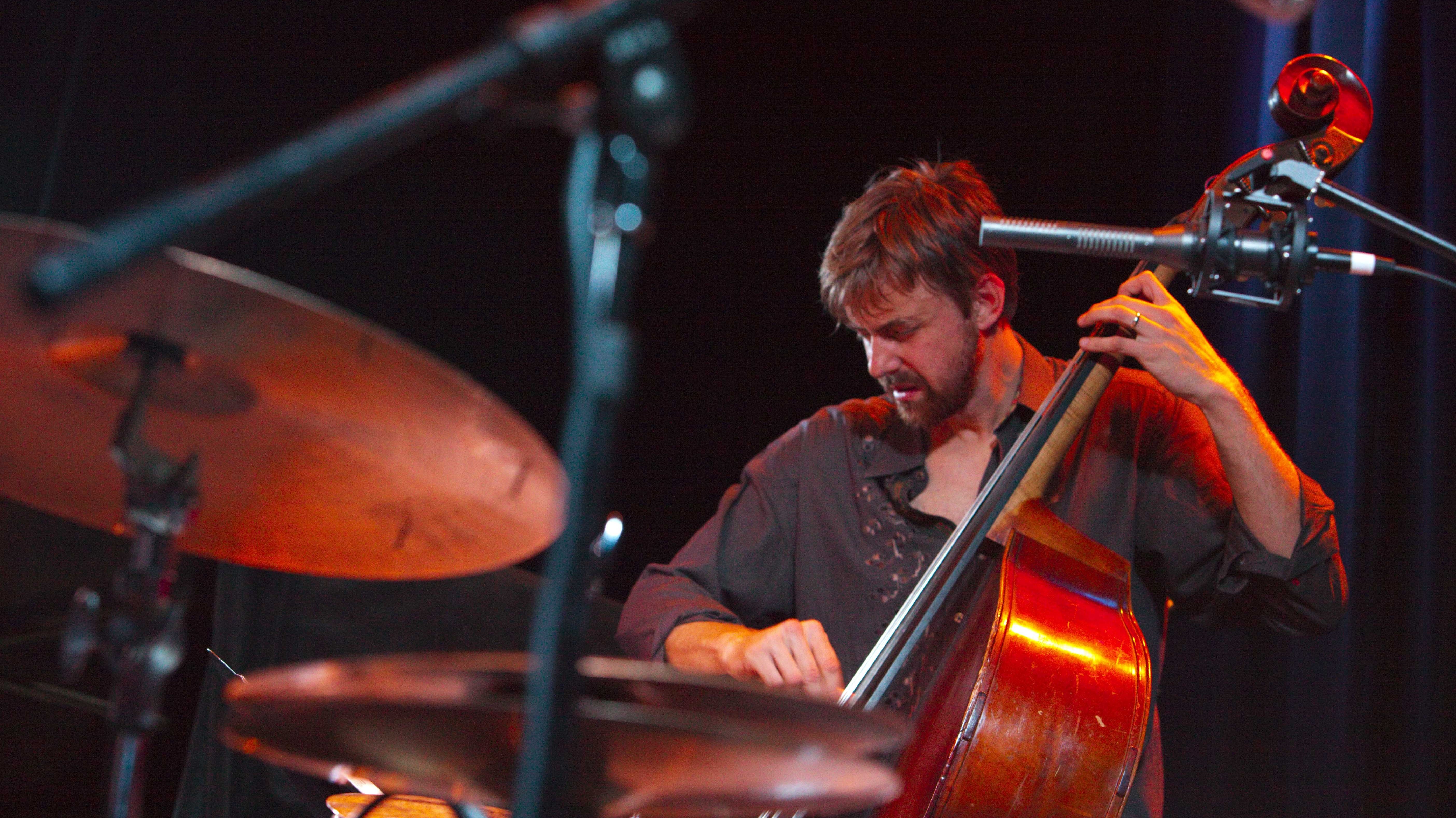 Chris Lightcap performs at the Kuumbwa Jazz Center.