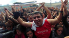 Fans at the Vive Latino 2013 Music Fest at the Foro Sol in Mexico City. Fans at the Vive Latino 2013 Music Fest at the Foro Sol in Mexico City.