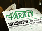 Print versions of Daily Variety, like this one from 2003, will no longer be available on L.A. newsstands. Variety will continue online and in a print weekly, but the daily print edition is being dropped. Print versions of Daily Variety, like this one from 2003, will no longer be available on L.A. newsstands. Variety will continue online and in a print weekly, but the daily print edition is being dropped.