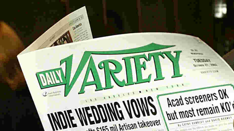 Print versions of Daily Variety, like this one from 2003, will no longer be available on L.A. newsstands. Variety will continue online and in a print weekly, but the daily print edition is being dropped.