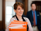 Tina Fey stars as Princeton University admissions counselor Portia Nathan in the new comedy Admission. Fey says the movie's frankly manic depiction of the college application melee appealed to her. Tina Fey stars as Princeton University admissions counselor Portia Nathan in the new comedy Admission. Fey says the movie's frankly manic depiction of the college application melee appealed to her.