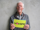 Michael Apted at NPR West. Michael Apted at NPR West.