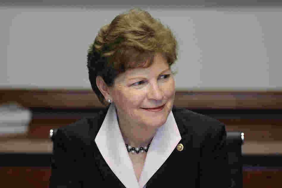 Sen. Jeanne Shaheen, D-N.H., appears at the Reuters Washington Summit last year.