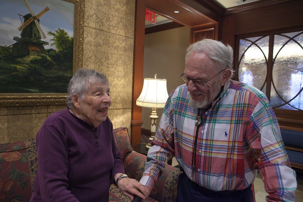Hilda Baumol, 90, and Monte Malach, 85, shared their food memories as part of Forgotten Foods of New York, an oral history project.
