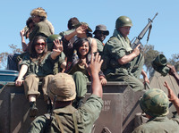 In the film, as in real life, The Sapphires travel from Australia to Vietnam to entertain American troops.