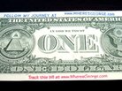 A group of hobbyists has been tracking the movement of stamped "Where's George?" $1 bills across the country. A group of hobbyists has been tracking the movement of stamped "Where's George?" $1 bills across the country.
