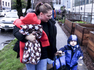 Pam Thatcher and her family ultimately moved into her mother's two-bedroom apartment because they couldn't make rent. Pam Thatcher and her family ultimately moved into her mother's two-bedroom apartment because they couldn't make rent.