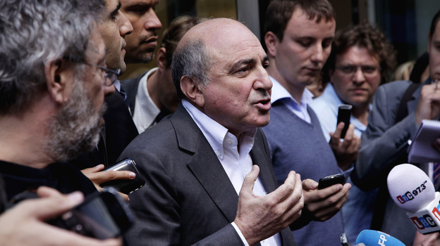 Boris Berezovsky outside a London court in August. (Getty Images)
