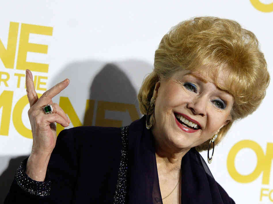 Debbie Reynolds, shown here in 2012, starred in Singin' In The Rain and The Unsinkable Molly Brown. Debbie Reynolds, shown here in 2012, starred in Singin' In The Rain and The Unsinkable Molly Brown.