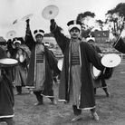 The Mehter Turkish Army Band, wearing traditional Ottoman Era costumes, in a 1957 photo. The Mehter Turkish Army Band, wearing traditional Ottoman Era costumes, in a 1957 photo.