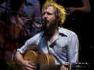 Bon Iver's Justin Vernon in 2009, after the release of his mostly acoustic debut album, but before the group's second album, which includes the '80s-inspired saxophone jam "Beth/Rest." (Yes, we noticed that his guitar is plugged in.)