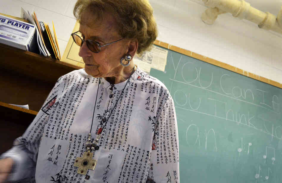 "I try very hard not to be judgmental and offer these guys understanding," says Millicent Gordon, the music teacher at Western Youth Institution. "They desperately need someone to listen to them." "I try very hard not to be judgmental and offer these guys understanding," says Millicent Gordon, the music teacher at Western Youth Institution. "They desperately need someone to listen to them."
