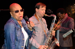 Dee Dee Bridgewater (left) first performed at the Monterey Jazz Festival in 1973.