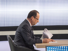 French President Francois Hollande takes part Thursday in an interview on French 2 TV in Paris. French President Francois Hollande takes part Thursday in an interview on French 2 TV in Paris.