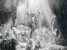 This 1653 engraving by Rembrandt inspired composer Frank Martin to write his oratorio Golgotha in 1945.