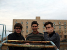 The members of Efterklang in Piramida: Mads Brauer (left), Rasmus Stolberg (center) and Casper Clausen. The members of Efterklang in Piramida: Mads Brauer (left), Rasmus Stolberg (center) and Casper Clausen.