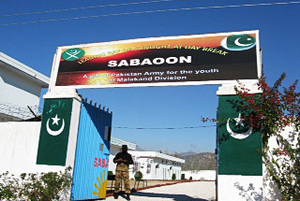 Sabaoon, another center for re-educating former militant recruits, was held by the Taliban before the Pakistan army took it over during the offensive to clear the Taliban from Swat.