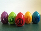 A business in Maine has been producing wooden eggs for the White House Easter Egg Roll for seven years. Every year, the logo is different. In 2012, the bunnies had hula-hoops. A business in Maine has been producing wooden eggs for the White House Easter Egg Roll for seven years. Every year, the logo is different. In 2012, the bunnies had hula-hoops.