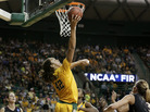 Baylor's Brittney Griner goes up to dunk in a second-round game of the NCAA women's college basketball tournament against Florida State on Tuesday in Waco, Texas. On Sunday, Baylor faces Louisville. Baylor's Brittney Griner goes up to dunk in a second-round game of the NCAA women's college basketball tournament against Florida State on Tuesday in Waco, Texas. On Sunday, Baylor faces Louisville.