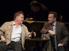 Nora Ephron's final play, Lucky Guy, tells the story of controversial New York columnist Mike McAlary, played by Tom Hanks. (Also pictured: Peter Gerety as John Cotter). Nora Ephron's final play, Lucky Guy, tells the story of controversial New York columnist Mike McAlary, played by Tom Hanks. (Also pictured: Peter Gerety as John Cotter).