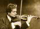 Violinist Bronislaw Huberman in a 1900 photo, taken when he was 18 years old.