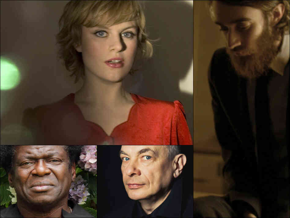 Clockwise from upper left: Olof Arnalds, Keaton Henson, Karl Bartos and Charles Bradley Clockwise from upper left: Olof Arnalds, Keaton Henson, Karl Bartos and Charles Bradley