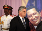 Newly elected Cuban Vice President Miguel Diaz-Canel attends a tribute to the late Venezuelan President Hugo Chavez in March. Diaz-Canel is expected to eventually succeed Raul Castro as the island nation's leader in 2018. Newly elected Cuban Vice President Miguel Diaz-Canel attends a tribute to the late Venezuelan President Hugo Chavez in March. Diaz-Canel is expected to eventually succeed Raul Castro as the island nation's leader in 2018.