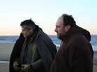 The mysterious Jacques (Edoardo Costa, left) upends Bailey's (James Gandolfini) life when he arrives in the latter's seaside New Jersey town in Down the Shore. The mysterious Jacques (Edoardo Costa, left) upends Bailey's (James Gandolfini) life when he arrives in the latter's seaside New Jersey town in Down the Shore.