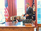 Kid President meets with President Obama. Kid President meets with President Obama.