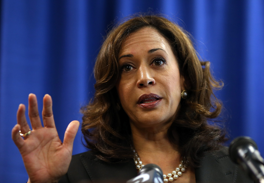 California Attorney General Kamala Harris.