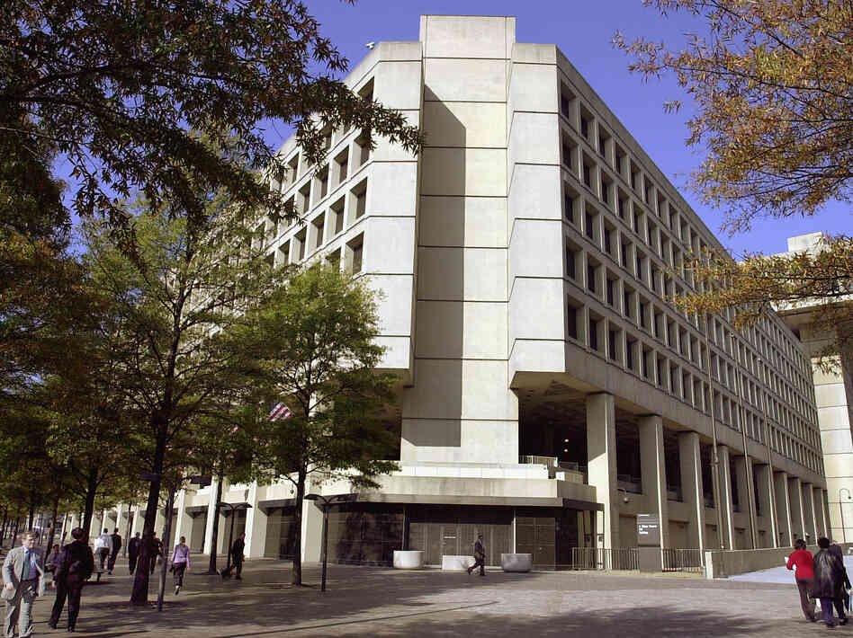 This photo of the J. Edgar Hoover Building was taken in November 2001. After the Sept. 11 attacks, the FBI stopped offering tours of its headquarters. This photo of the J. Edgar Hoover Building was taken in November 2001. After the Sept. 11 attacks, the FBI stopped offering tours of its headquarters.