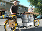 Oh, Portland: the Hopworks Urban Brewery's "pub bike." Oh, Portland: the Hopworks Urban Brewery's "pub bike."