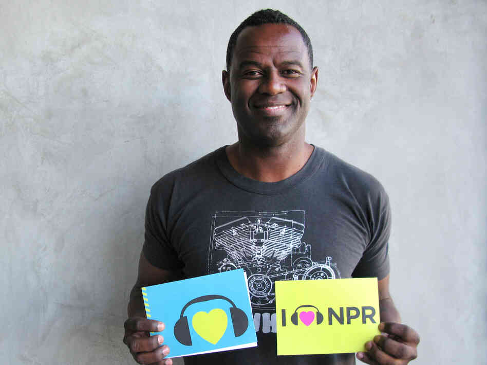 Brian McKnight at NPR West. Brian McKnight at NPR West.