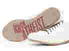 White shoes with the writing "ich bin atheist" on the sole White shoes with the writing "ich bin atheist" on the sole