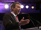 Sen. Rand Paul, R-Ky., shown speaking at a meeting of the U.S. Hispanic Chamber of Commerce on March 19, is promoting libertarian ideas as a way the Republican Party can be more inclusive. Sen. Rand Paul, R-Ky., shown speaking at a meeting of the U.S. Hispanic Chamber of Commerce on March 19, is promoting libertarian ideas as a way the Republican Party can be more inclusive.