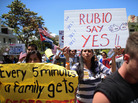 Protesters march last week in Miami, in support of immigration overhaul legislation. The marchers were calling for a new immigration system with a path to citizenship for 11 million people currently in the country illegally. Protesters march last week in Miami, in support of immigration overhaul legislation. The marchers were calling for a new immigration system with a path to citizenship for 11 million people currently in the country illegally.