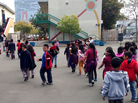 Students at Tenth Street Elementary out on the playground. Students at Tenth Street Elementary out on the playground.