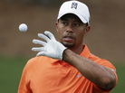 Tiger Woods spends some time on the driving range during Monday's practice round for the Masters golf tournament in Augusta, Ga. Tiger Woods spends some time on the driving range during Monday's practice round for the Masters golf tournament in Augusta, Ga.