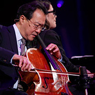 Yo-Yo Ma and pianist Cristina Pato perform during Ma's Nancy Hanks Lecture on Arts and Public Policy at Washington, D.C.'s Kennedy Center. Yo-Yo Ma and pianist Cristina Pato perform during Ma's Nancy Hanks Lecture on Arts and Public Policy at Washington, D.C.'s Kennedy Center.