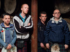 An unsuspected talent gives Robbie (Paul Brannigan, third from left) a chance to pull off a rather unlikely heist. (Also pictured: Jasmin Riggins, William Ruane and Gary Maitland.) An unsuspected talent gives Robbie (Paul Brannigan, third from left) a chance to pull off a rather unlikely heist. (Also pictured: Jasmin Riggins, William Ruane and Gary Maitland.)