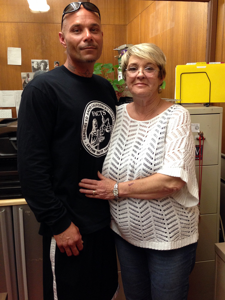 Sue Reams campaigned to change California's three-strikes law and help set free her son, Shane. Sue Reams campaigned to change California's three-strikes law and help set free her son, Shane.