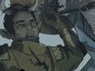 The cover of Saga, issue #12. The cover of Saga, issue #12.
